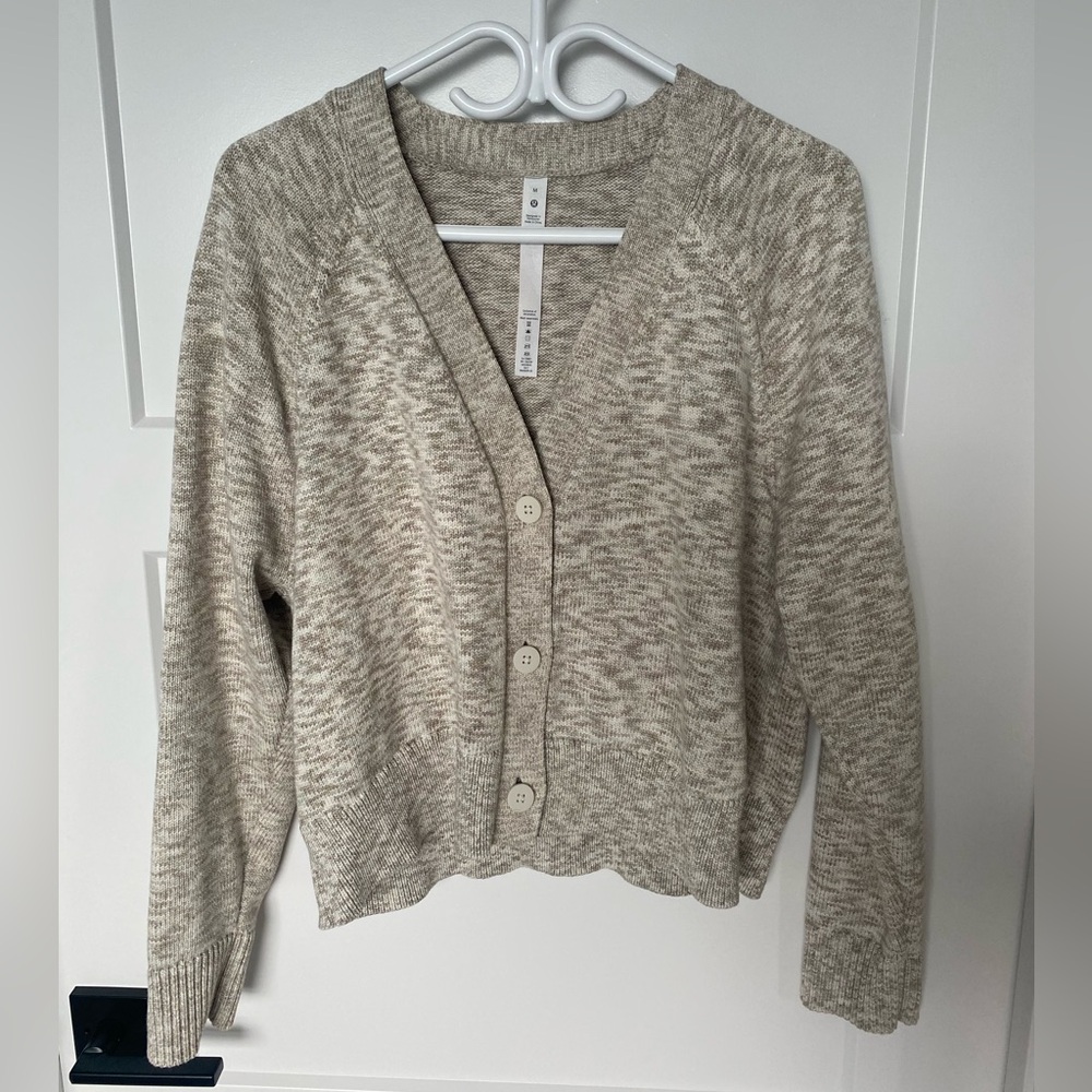 lululemon knit button up cardigan